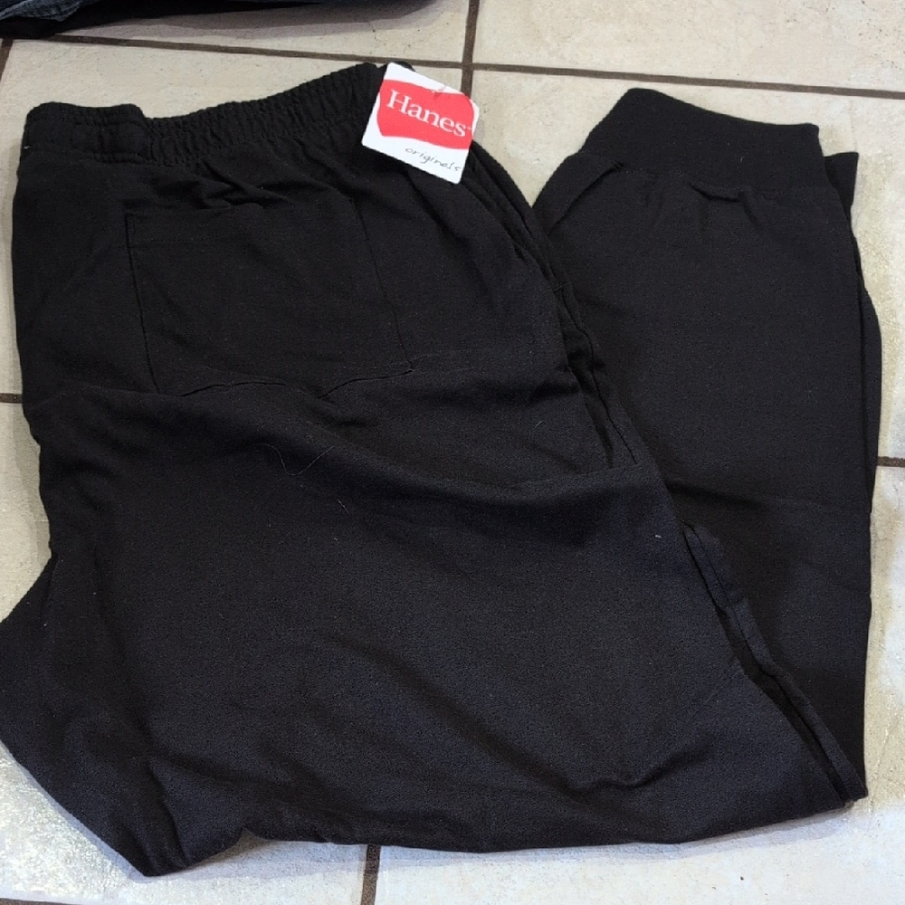 Hanes Men's Classic Black Joggers